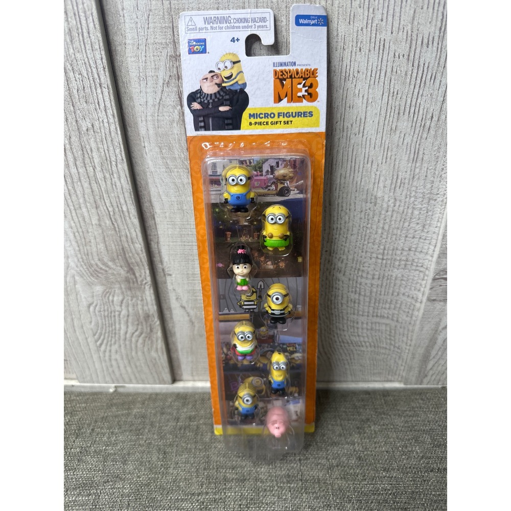 Despicable Me 3 Micro Figures 8-Piece Gift Set Minions Thinkway Toys Walmart New